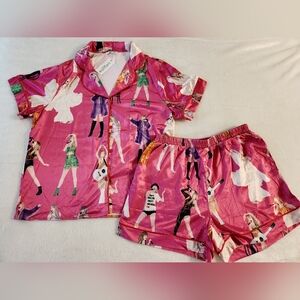 NWT Ladies size small silky Taylor Swift pajamas